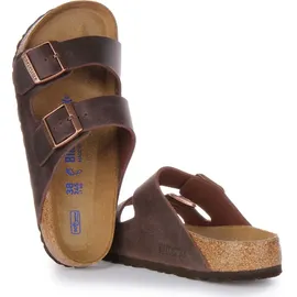 Birkenstock Arizona Weichbettung Naturleder geölt habana 46