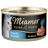 Miamor Feine Filets in Jelly Thunfisch & Shrimps 24 x 100 g