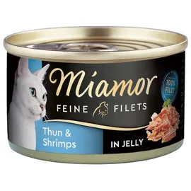 Miamor Feine Filets in Jelly Thunfisch & Shrimps 24 x 100 g