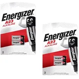 4 x Energizer A23 12V Batterie Knopfzelle MN21 L1028 LRV08 23GA 55mAh 2x 2er