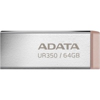 A-Data ADATA UR350 USB-A silber/braun 64GB, USB-A 3.0 (UR350-64G-RSR/BG)