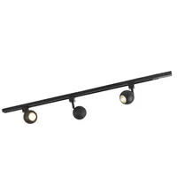 QAZQA Schienensystem Gissi 3 schwarz