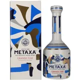 Metaxa GRANDE FINE Collector's Edition Keramikflasche 40% Vol. 0,7l in Geschenkbox