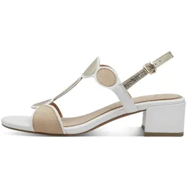 Marco Tozzi Riemchensandaletten in Weiß | Gr.: 37