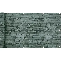 Estexo Balkonverkleidung 75 x 600 cm Schieferoptik PVC