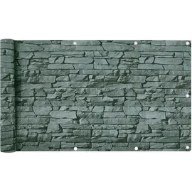 Estexo Balkonverkleidung 75 x 600 cm Schieferoptik PVC