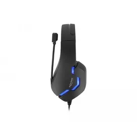 DeLock Headset kabelgebunden Schwarz, Blau Mikrofon-Rauschunterdrückung Headset Gaming