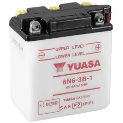 YUASA 6N6-3B-1 Batterie ohne Säurepack