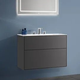 Villeroy & Boch Finion Waschtischunterschrank, 4 Auszüge, F05000MT 119,6x59,1x49,8cm, White Matt Lacquer