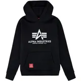 Alpha Industries Basic Kapuzenpullover Black 10 Jahre