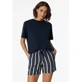 SCHIESSER Damen Schlafhose kurz Webhose-Mix & Relax Pyjamaunterteil, Multicolor 1_180459, 42