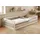 Kids Collective Jugendbett Bodenbett 90 x 200 cm Kiefer massiv weiß
