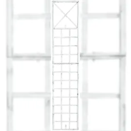 CLP Rankgitter Trigo 2er Set 0 x 0 cm Antik Weiß