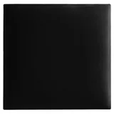 softwalls Wandkissen 30x30 cm Samt Schwarz, Extra dick 5cm, Wandpolster zum Kleben od. Bohren, Bett Kopfteil Oeko-Tex, Wandpaneele mit 8mm MDF-Platte, Handgefertigt EU Akustikpaneele, Rückenkissen