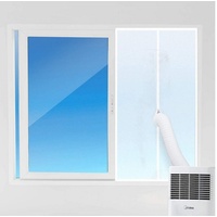 Fensterstopper Fensterabdichtung Mobile Klimageräte, Hot Air Stop für Schiebefenster, Sekey, Anti-Mücken, Wasserdicht, Windabweisend für Wäschetrockner 110 cm