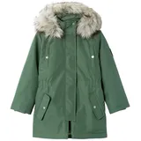 NAME IT Milla Long Parka Agave Green 10 Jahre