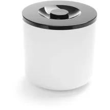 HENDI Eiseimer, BarUp, Doppelwandig, Eisbehälter, Eiskühler, 5L, ø190x(H) 200mm, Polystyren, Weiß, Schwarz