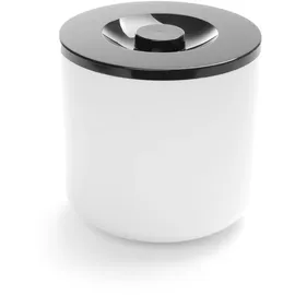 HENDI Eiseimer, BarUp, Doppelwandig, Eisbehälter, Eiskühler, 5L, ø190x(H) 200mm, Polystyren, Weiß, Schwarz