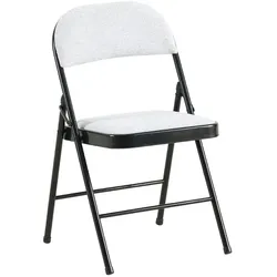 BIG Möbel GmbH Lara | Allzweck Klappstuhl gepolstert | Weiß | 6er Set