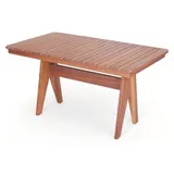 aea Gartentisch 130 x 80 x 65 cm Braun