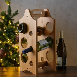 MARELIDA Weinregal 6 Flaschen 47 x 0 x 0 cm Braun