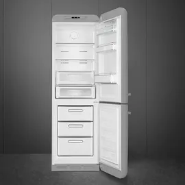 Smeg FAB32RSV6 Retro-Kühl-Gefrierkombination (331 l, 1968 mm hoch, Silver)