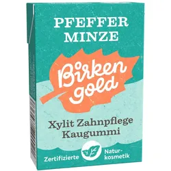 Birkengold Zahnpflege Natur Kaugummi Pfefferminze