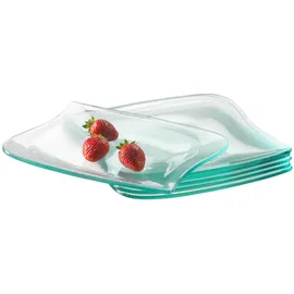 Mäser La Musica, Dessertteller Glas, Serviergeschirr im 6er-Set