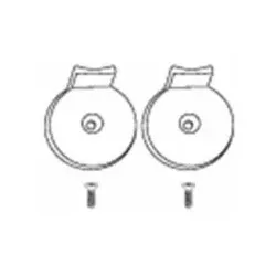 Pressalit Sitzring-Puffer A9807 Spezial mit Schraube, gegen seitliches Verrutschen