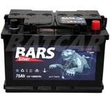 BARS SILVER 12V 75Ah Starterbatterie Autobatterie (ersezt 70 72Ah 77Ah 80Ah)