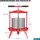 Wiltec Spindelpresse 14 L Obstpresse Edelstahl/Rot