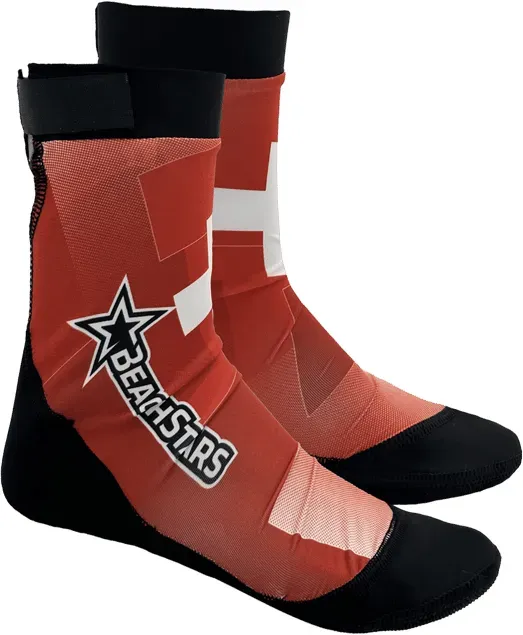 Ballsportdirekt Beachstar Sand Socken Rot