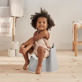 BabyBjörn Topfstuhl, Grau/Weiß