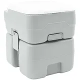 vidaXL Campingtoilette Grau 41,5 x 36,5 x 42 cm