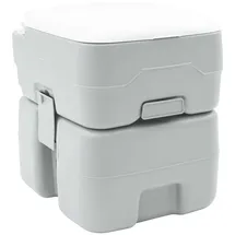 vidaXL Campingtoilette Grau 41,5 x 36,5 x 42 cm