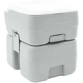 vidaXL Campingtoilette Grau 41,5 x 36,5 x 42 cm