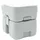 vidaXL Campingtoilette Grau 41,5 x 36,5 x 42 cm