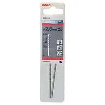 Bosch Metallbohrer HSS-G Ø 2,6 mm 2 Stück