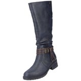 Rieker Damen Stiefel - Dunkelbraun,Dunkelblau - 36