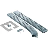 Bachmann Bachmann, Kabelschutz - Kabelführung, cable snake Flex II silver-coloured (Kabelschlauch, 75 cm)
