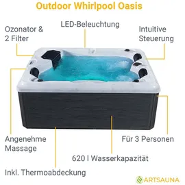 Artsauna Oasis 160 x 210 cm x 80 cm