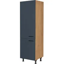 Nobilia Kühlumbauschrank Easytouch 60 x 58,3 x 216,6 cm Blau