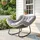 Outsunny Rattan Schaukelstuhl 110 x 87 x 70 cm Grau