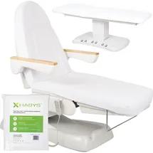 Habys Frottee Bezug für Kosmetikliege | Massageliege Weiß