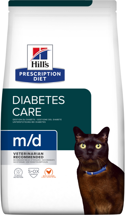 HILL'S Prescription Diet M/D Diabetes Feline With Chicken 3 kg