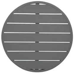 Bolero Dunkelgraue Runde Aluminium Tischplatte 580Mm