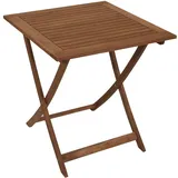 DEGAMO CORDOBA Klapptisch 70 x 70 x 0 cm Eukalyptus