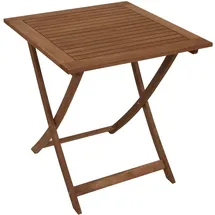 DEGAMO CORDOBA Klapptisch 70 x 70 x 0 cm Eukalyptus