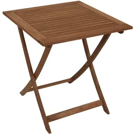 DEGAMO CORDOBA Klapptisch 70 x 70 x 0 cm Eukalyptus