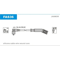 JANMOR Zündleitungssatz WIRE WOUND für Lancia Y10 FAS36
